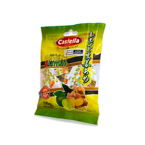 Balas de Gengibre com Limão 170g