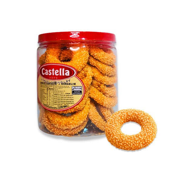 Cookies Pote 250g sabor Gergelim